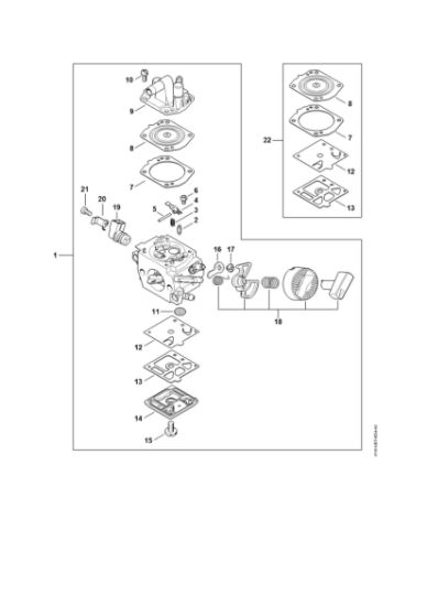 Imagen de Carburador FS 491 C-EM L