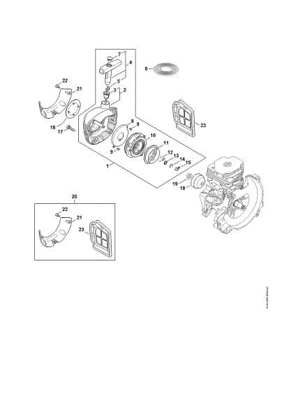 Imagen de Mecanismo de arranque FS 491 C-EM L