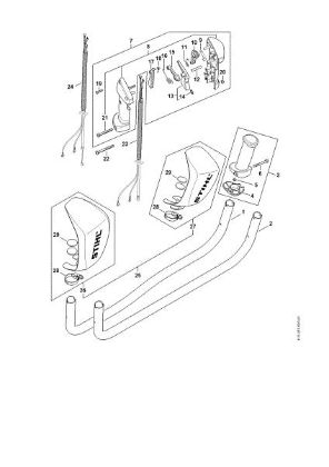 Imagen de Manillar tubular, Empuáadura de mando FS 510 C-EM