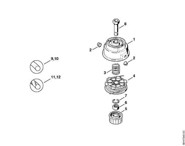 FS Herramientas de corte Cabezal de corte AutoCut 20-2 Cabezal de corte AutoCut 20-2 de la marca Stihl