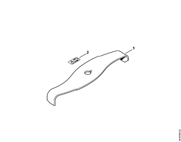 FS Herramientas de corte Cuchillas picadoras 320-2 Cuchillas picadoras 320-2 de la marca Stihl