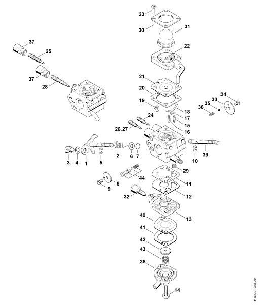 Imagen de Carburador C1Q-S173, C1Q-S130, C1Q-S175, C1Q-S132 FS 130
