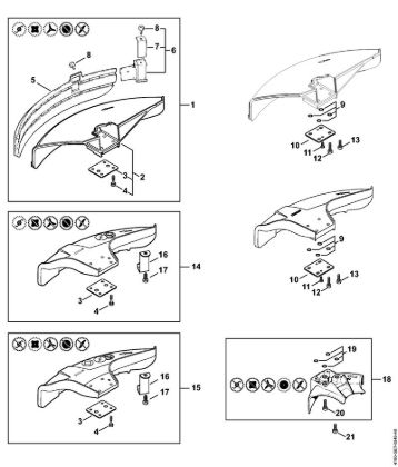 Motoguadañas (FS) FS 130 Protector de la marca Stihl