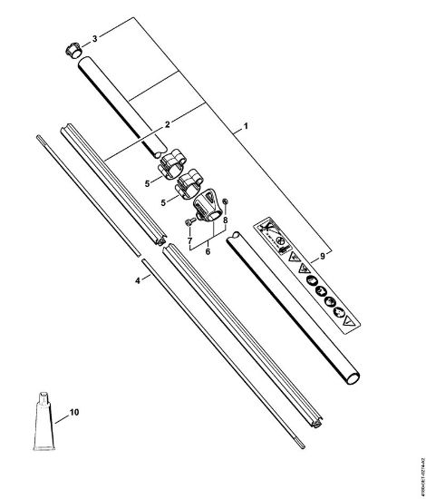 Motoguadañas (FS) FS 131 Vástago FS 131 de la marca Stihl