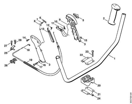 Motoguadañas (FS) FS 200 Empuóadura doble (09.2003) de la marca Stihl