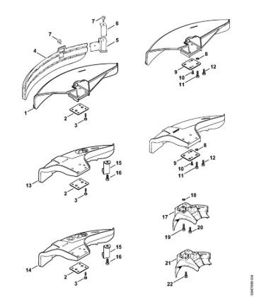 Motoguadañas (FS) FS 220 Protector de la marca Stihl