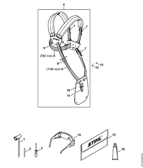 Motoguadañas (FS) FS 235 Herramientas, Accesorios extra de la marca Stihl