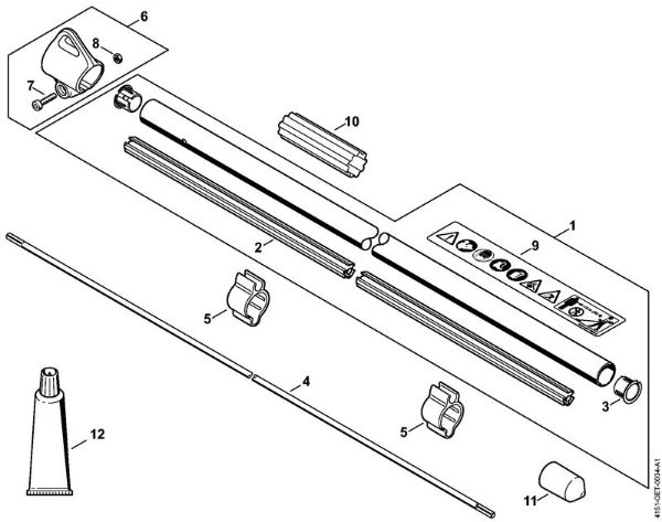 Motoguadañas (FS) FS 235 R Vástago de la marca Stihl