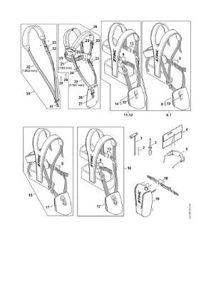 Imagen de Herramientas, Cinturán de porte doble FS 240 R