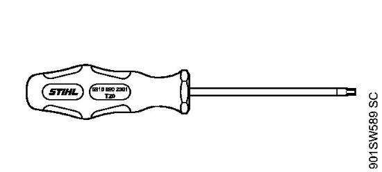 Motoguadañas (FS) FS 25-4 Destornillador T20 de la marca Stihl