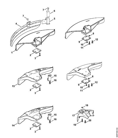Motoguadañas (FS) FS 25-4 Protector de la marca Stihl
