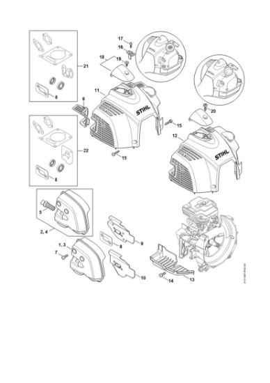 Imagen de Silenciador, Cubierta FS 260
