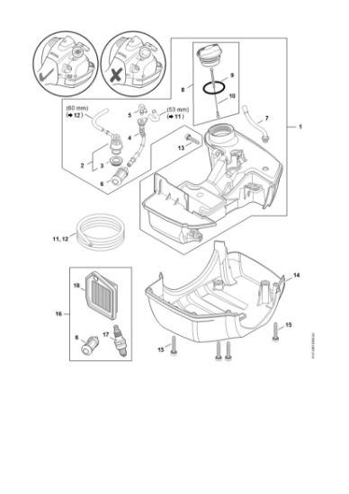 Imagen de Depásito de combustible FS 260 R
