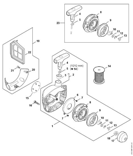 Imagen de Mecanismo de arranque ErgoStart FS 261 C-E