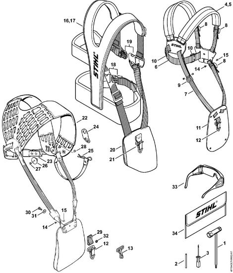 Motoguadañas (FS) FS 280 Herramientas, Accesorios extra de la marca Stihl