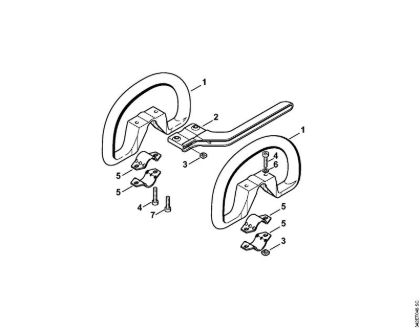 Motoguadañas (FS) FS 36 R Manillar tubular cerrado de la marca Stihl