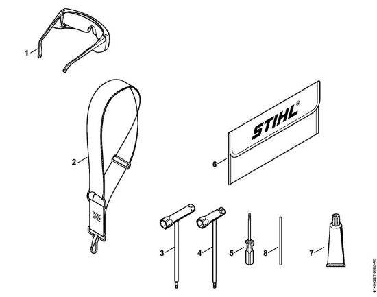 Motoguadañas (FS) FS 45 C-E Herramientas, Accesorios extra de la marca Stihl