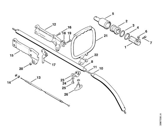 Motoguadañas (FS) FS 50 (4118) Vástago de la marca Stihl