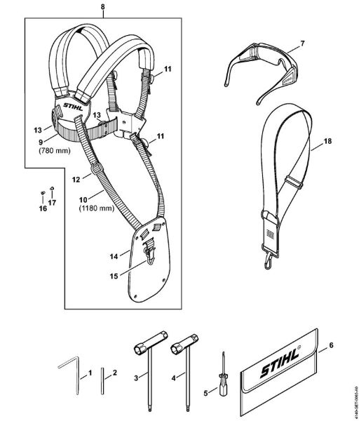 Motoguadañas (FS) FS 55 2-MIX Herramientas, Accesorios extra de la marca Stihl