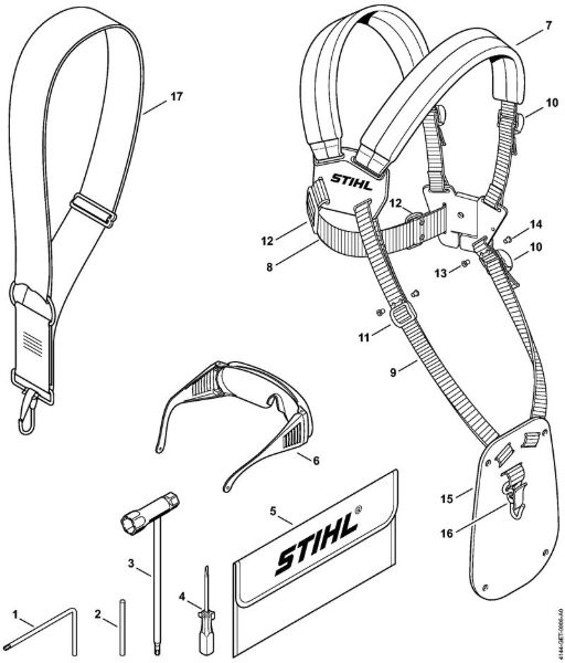 Motoguadañas (FS) FS 56 (4144) Herramientas, Accesorios extra de la marca Stihl