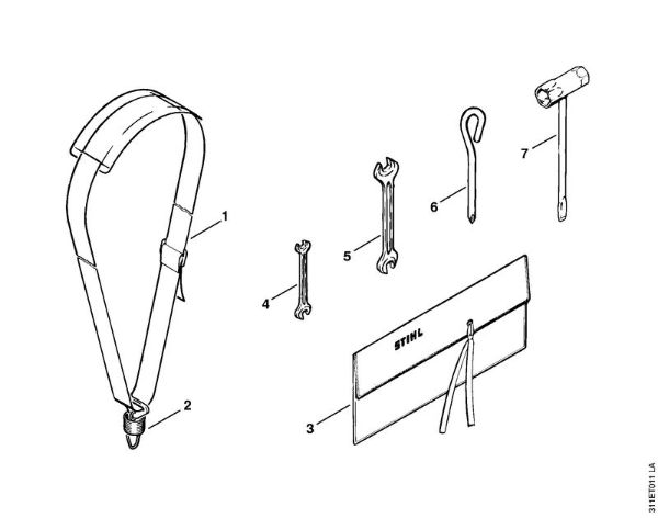 Motoguadañas (FS) FS 60 Herramientas, Accesorios extra de la marca Stihl