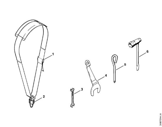 Motoguadañas (FS) FS 61 Herramientas, Accesorios extra de la marca Stihl