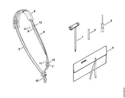 Motoguadañas (FS) FS 62 Herramientas, Accesorios extra de la marca Stihl