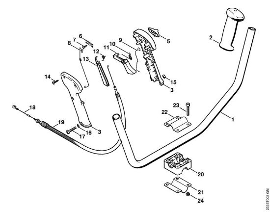 Motoguadañas (FS) FS 65-4 Empuóadura doble de la marca Stihl