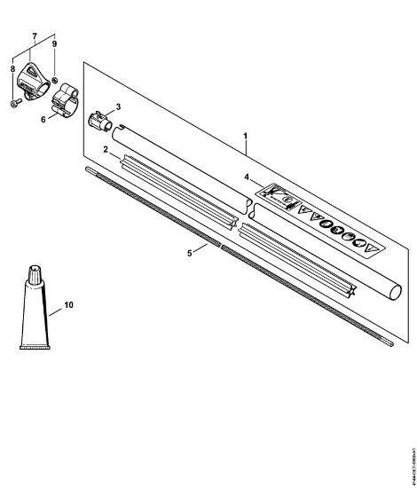 Motoguadañas (FS) FS 70 C-E Vástago, Manillar tubular cerrado FS 70 C-E de la marca Stihl