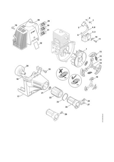 Imagen de Sistema de encendido, Embrague FS 80