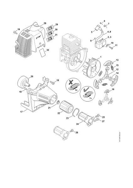 Imagen de Sistema de encendido, Embrague FS 85