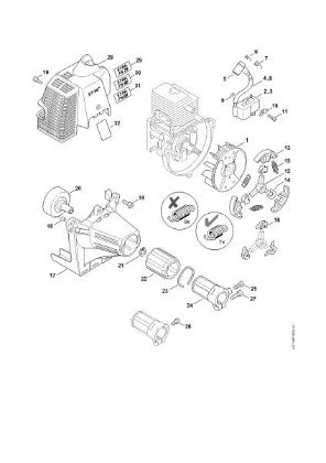 Imagen de Sistema de encendido, Embrague FS 85 T