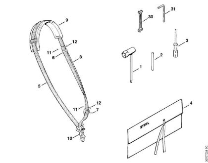 Motoguadañas (FS) FS 86 Herramientas, Accesorios extra de la marca Stihl