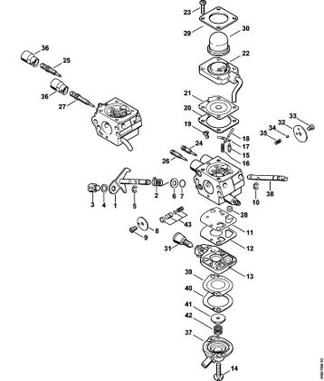 Motoguadañas (FS) FS 87 Carburador C1Q-S174, C1Q-S131 de la marca Stihl