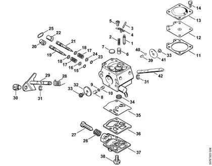 Motoguadañas (FS) FS 88 Carburador WT-367 de la marca Stihl