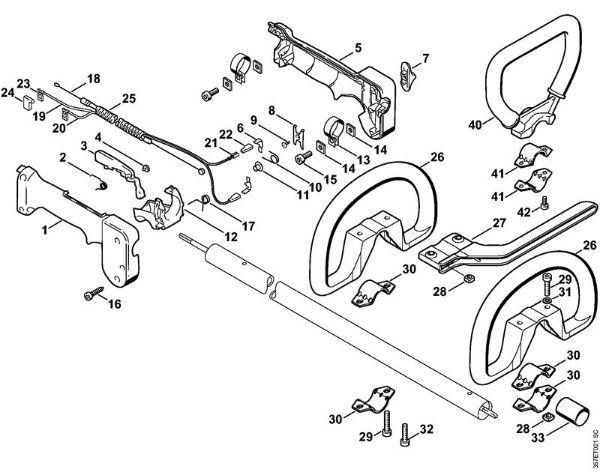 Motoguadañas (FS) FS 88 Manillar tubular cerrado de la marca Stihl