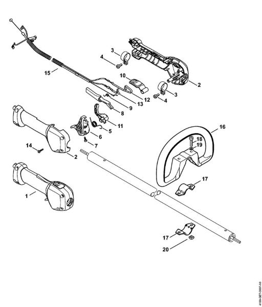 Motoguadañas (FS) FS 89 R Empuóadura de la marca Stihl