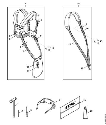 Motoguadañas (FS) FS 94 RC-E Herramientas, Accesorios extra de la marca Stihl