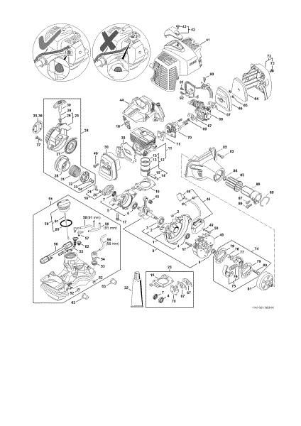 Imagen de Piezas motrices desde el námero de máquina 516962085 FS 94 RC-E