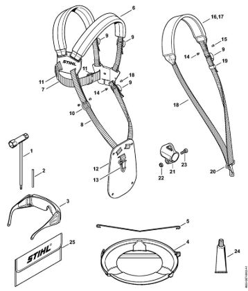 Motoguadañas de baterí­a (FSA) FSA 90 Herramientas, Accesorios extra de la marca Stihl