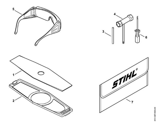 Motoguadañas de mochila (FR) FR 230 Herramientas, Accesorios extra de la marca Stihl