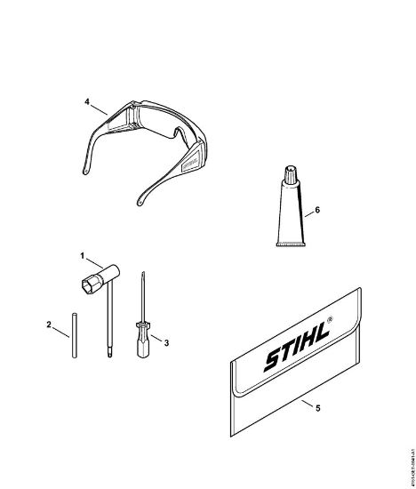 Motoguadañas de mochila (FR) FR 235 Herramientas, Accesorios extra de la marca Stihl