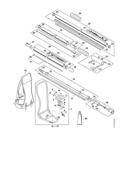 Imagen de Bastidor de porte, Vástago FR 235.0 T
