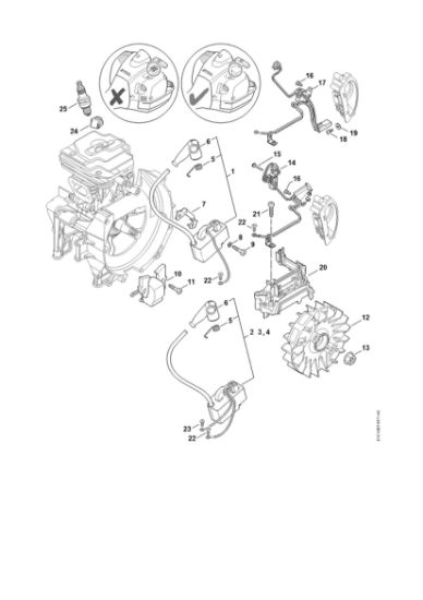 Imagen de Sistema de encendido FR 460 TC-E