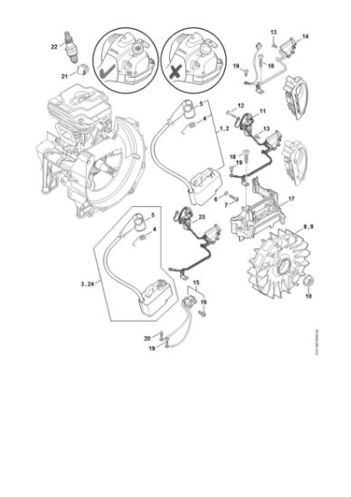 Imagen de Sistema de encendido FR 460 TC-E