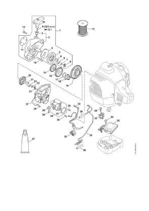 Imagen de Mecanismo de arranque FR 460 Arranque eláctrico FR 460 TC-EFM