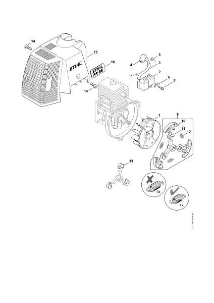 Imagen de Sistema de encendido, Embrague FR 85