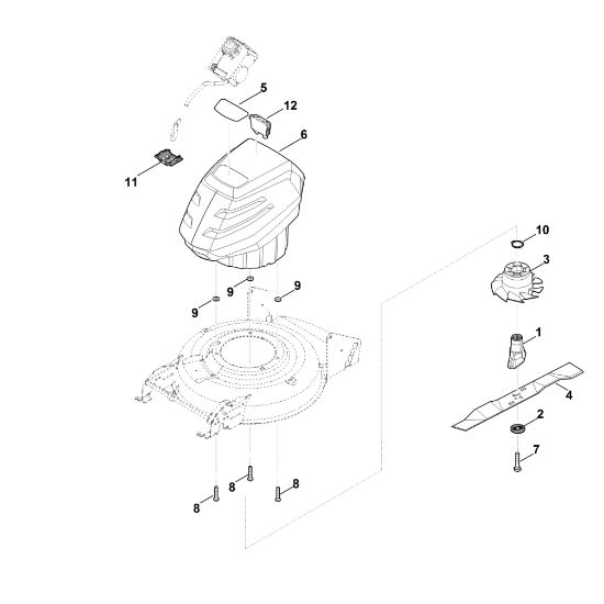 Imagen de E - Motor, cuchilla RMA 2.1 RT