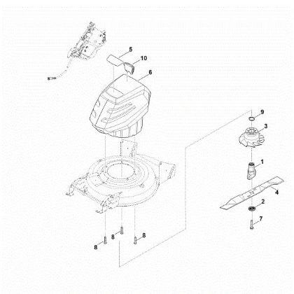 Imagen de E - Motor, cuchilla RMA 2.2 RPV