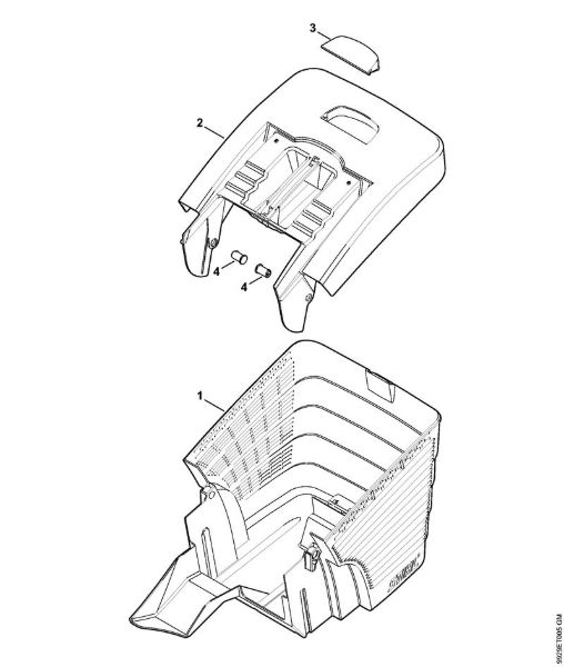 Â Cortacéspedes (RMA) RMA 370 Colector de hierba de la marca Stihl